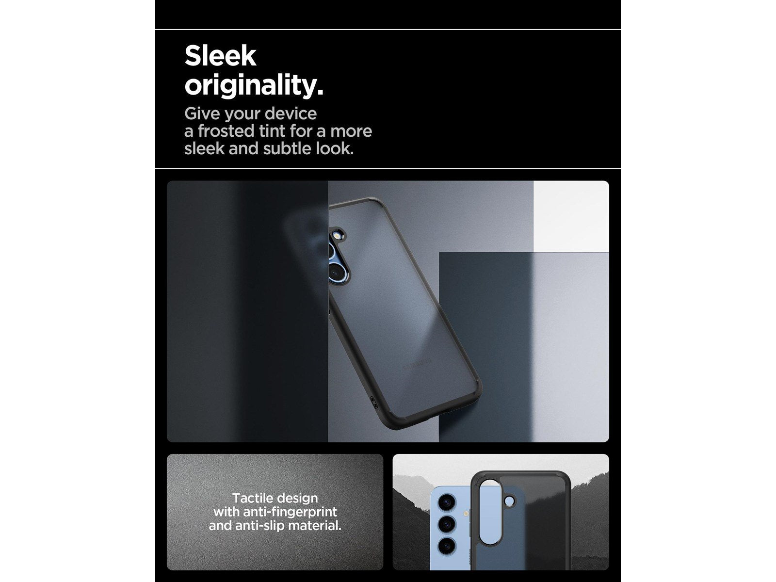 Spigen Ultra Hybrid - Frost Black - Samsung Galaxy S25