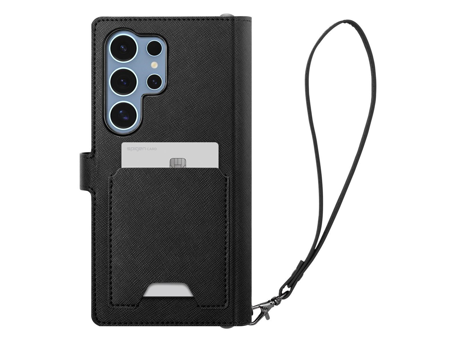 Spigen Wallet S - Black - Samsung Galaxy S25 Ultra