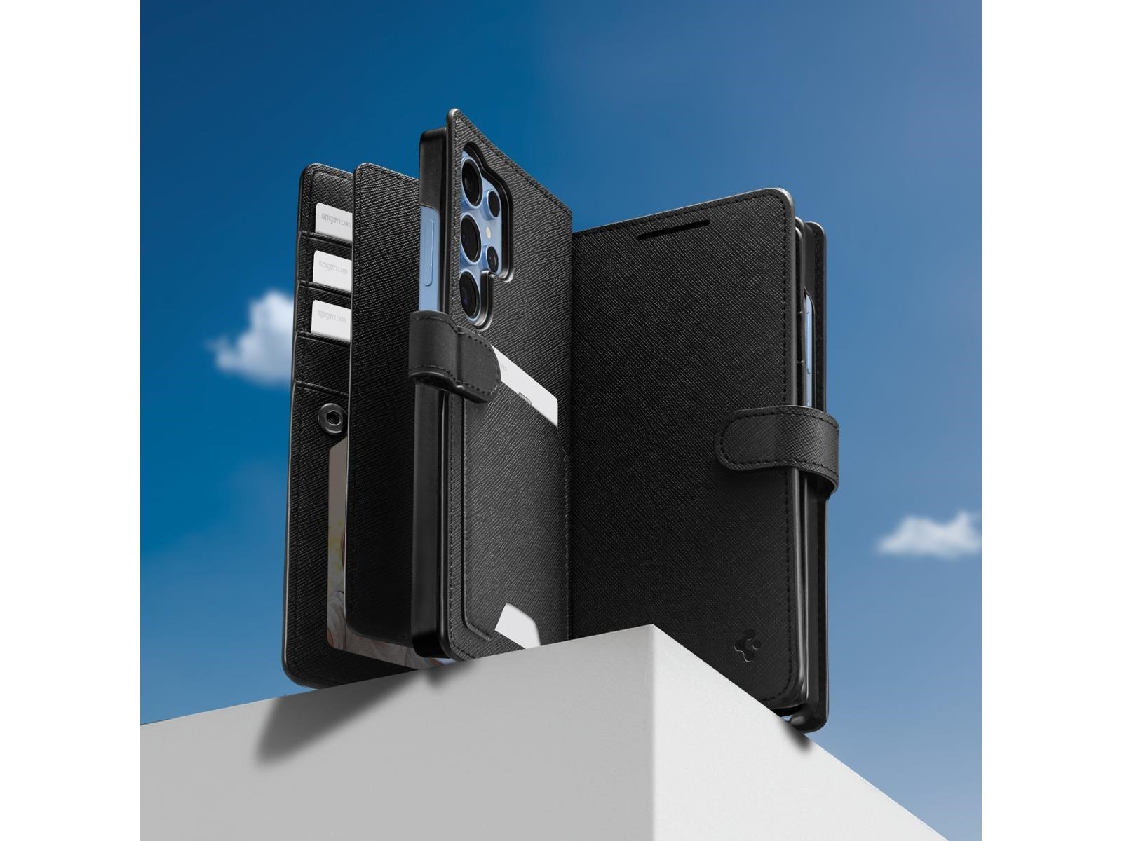 Spigen Wallet S - Black - Samsung Galaxy S25 Ultra