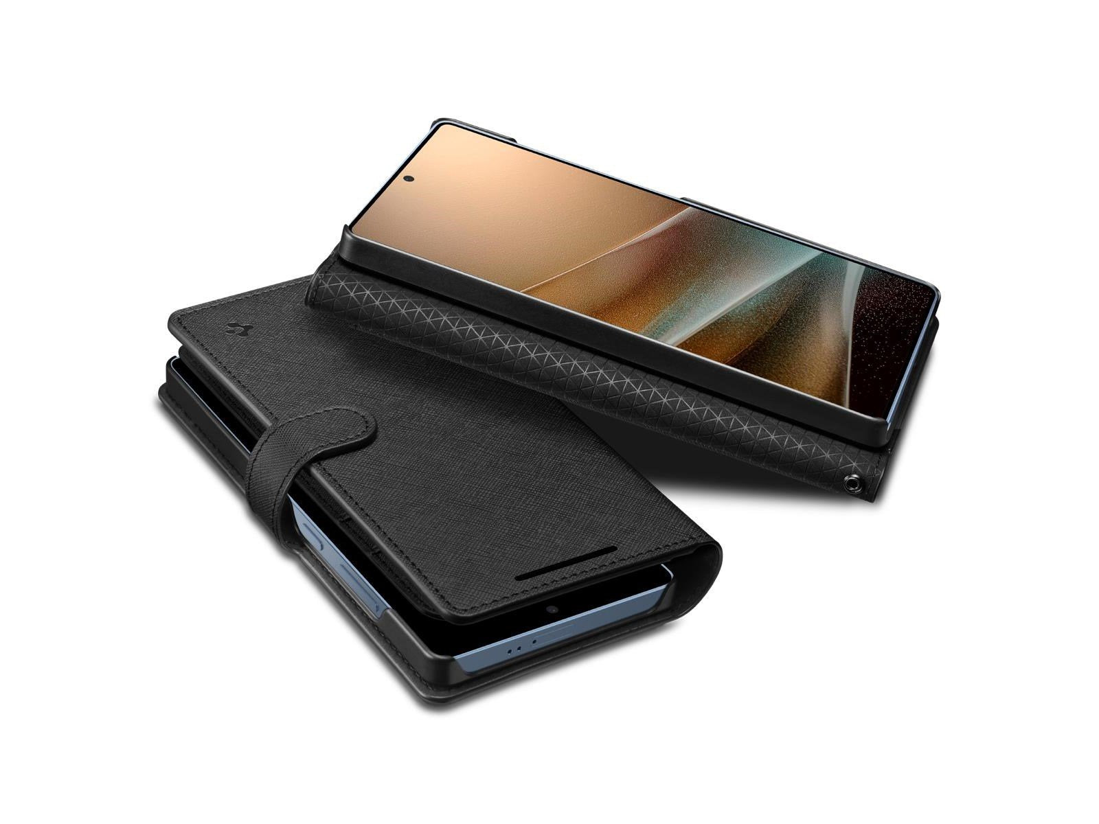 Spigen Wallet S - Black - Samsung Galaxy S25 Ultra