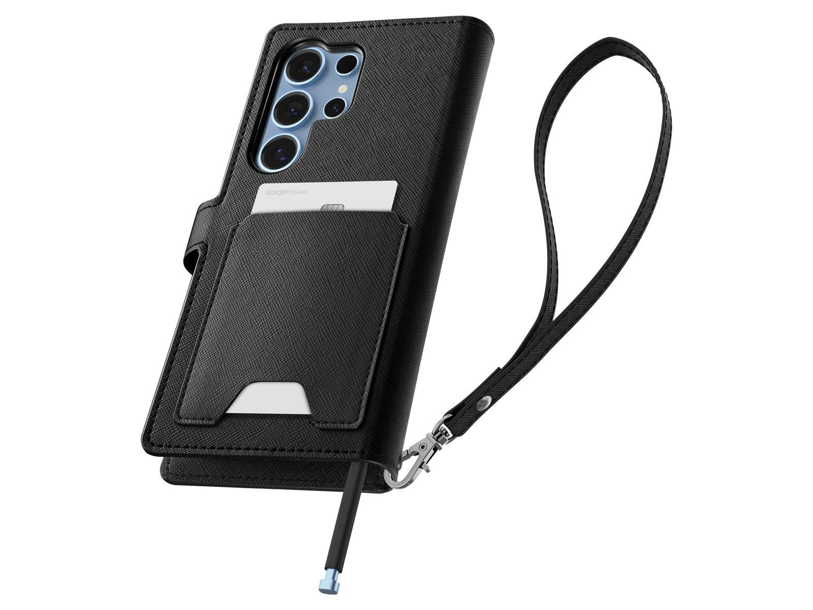 Spigen Wallet S - Black - Samsung Galaxy S25 Ultra