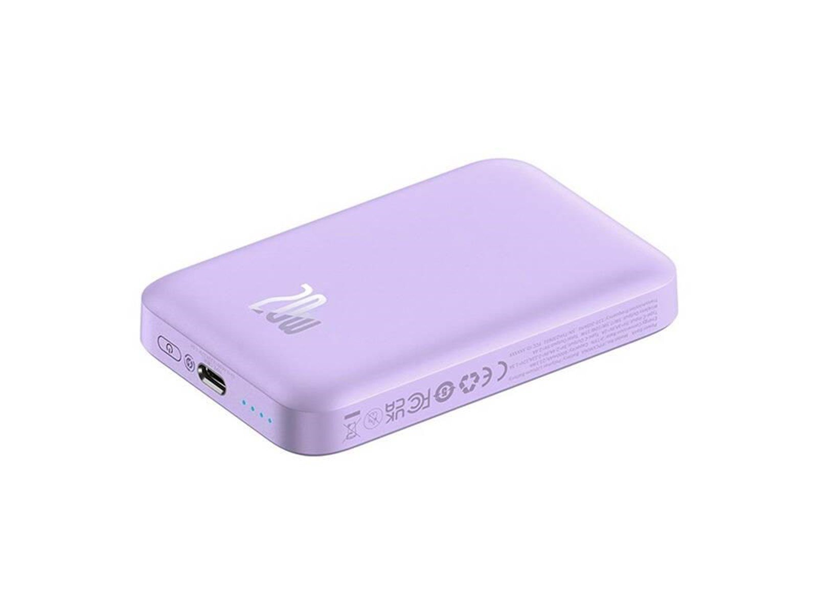 Baseus Powerbank mini 6000 mAh 20W (purple) Powerbank (Akku) - Purple - 6000 mAh