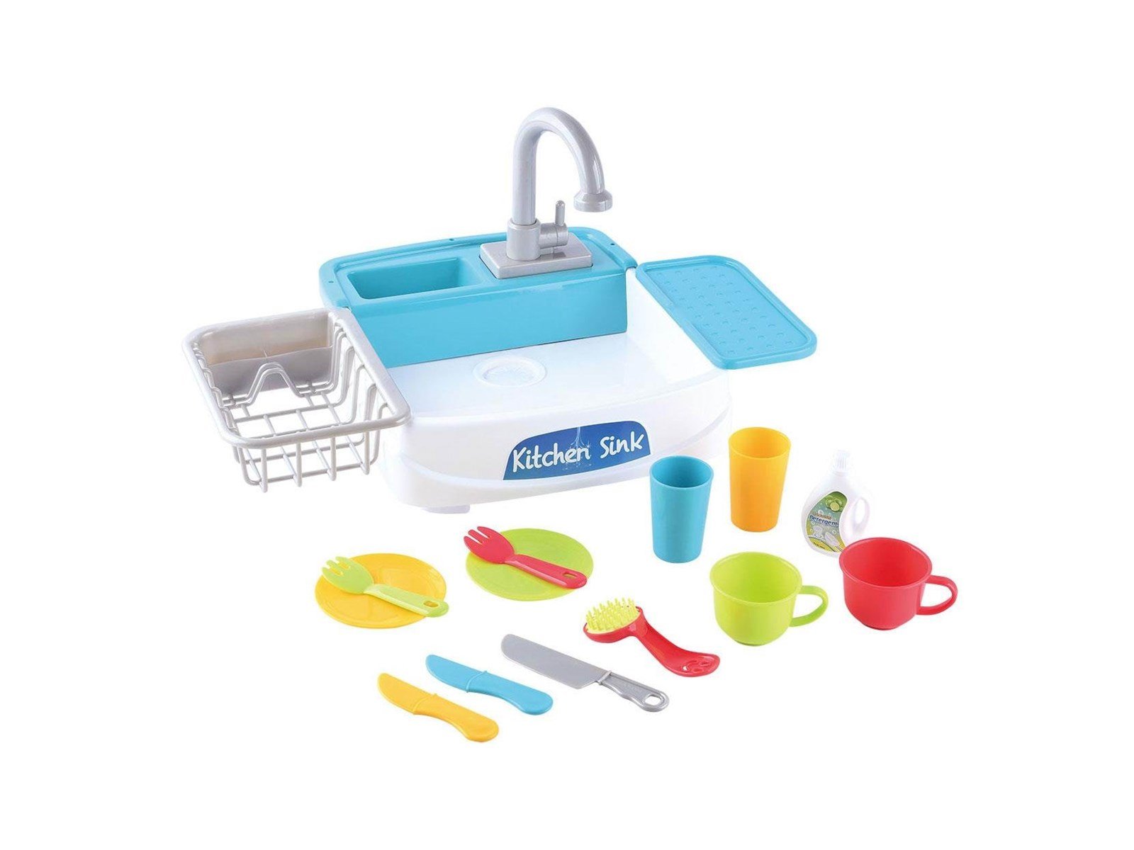 PLAY - Dishwashing Play Kitchen Playset 18pcs.