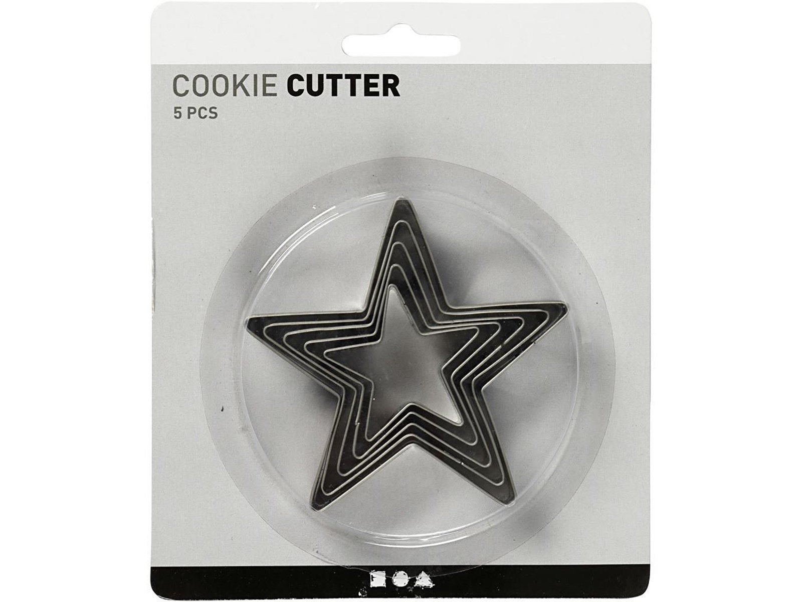 Creativ Company - Star cookie cutters 5 pcs.