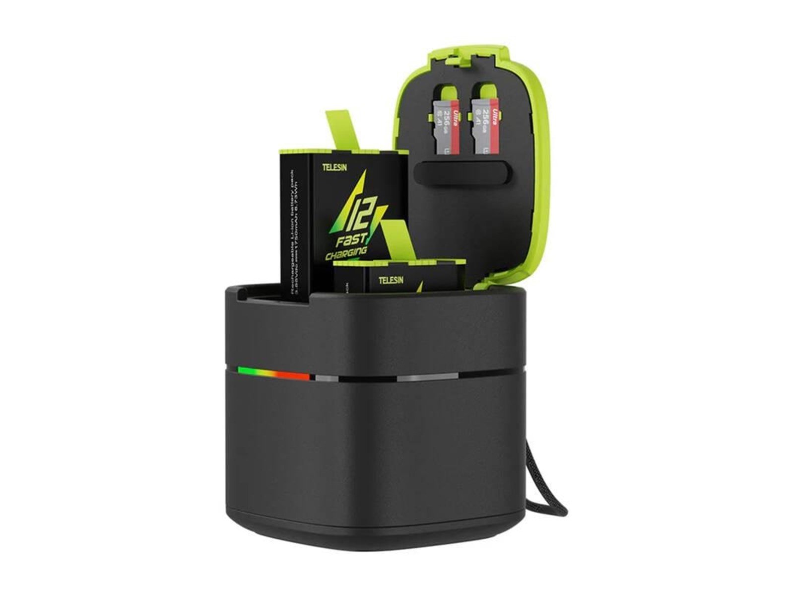 TELESIN Box dual-channel charger for GoPro Hero 12/ 11 / 10 / 9 (fast charging)