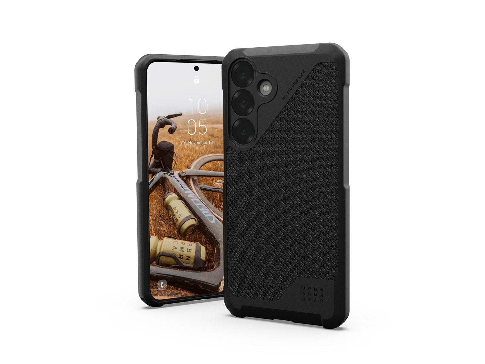 UAG Metropolis LT w/Magnet - Kevlar Black - Samsung Galaxy S25