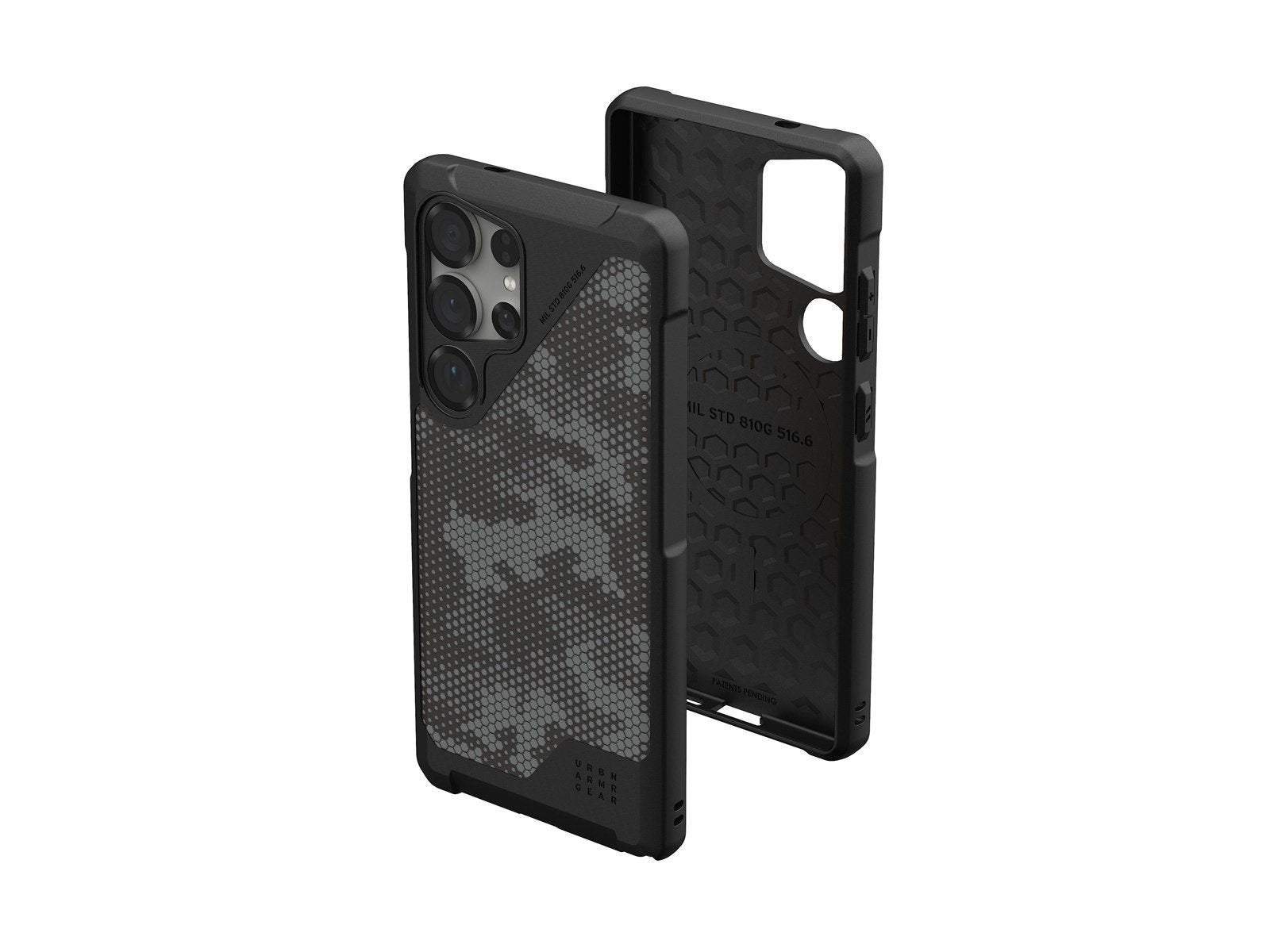 UAG Metropolis LT w/Magnet - Micro Hex Camo Graphite - Samsung Galaxy S25 Ultra