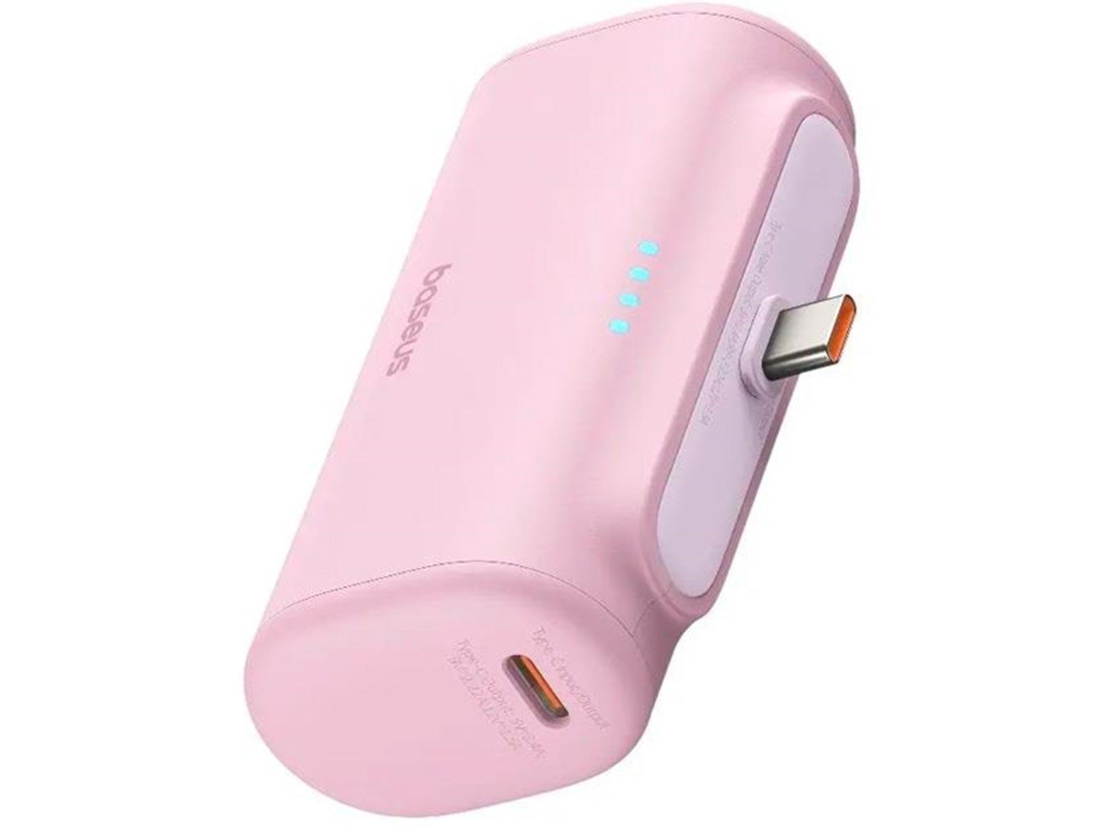 Baseus Powerbank Compact USB-C 5000mAh 20W (pink) Powerbank (Akku)