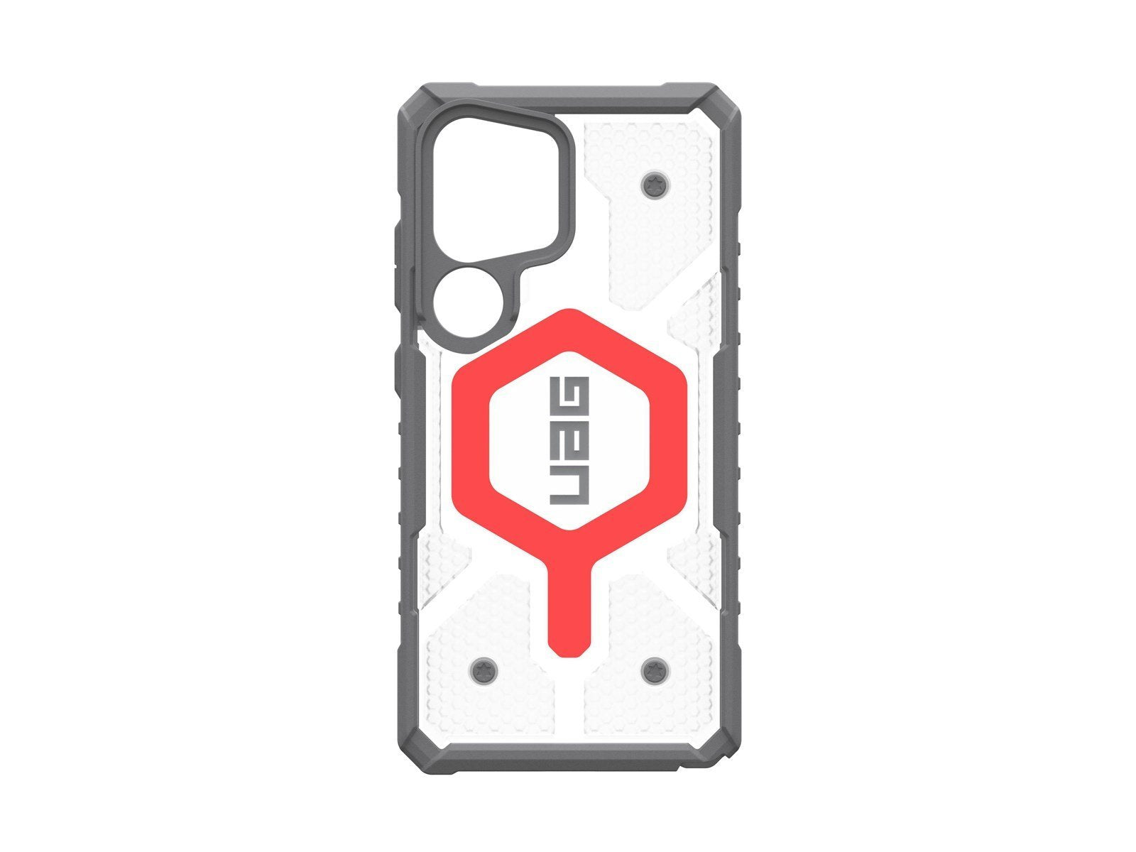 UAG Pathfinder Clear w/Magnet - Active Lava Lanyard - Samsung Galaxy S25 Ultra