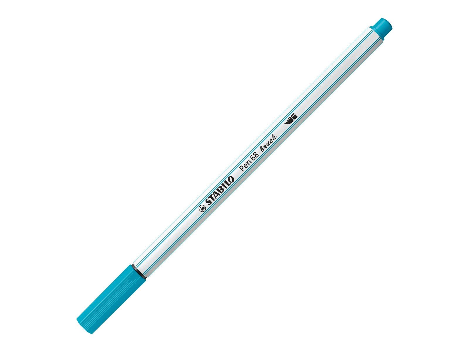 STABILO Pen 68 Brush - Felt-tip pen - Light blue (31)