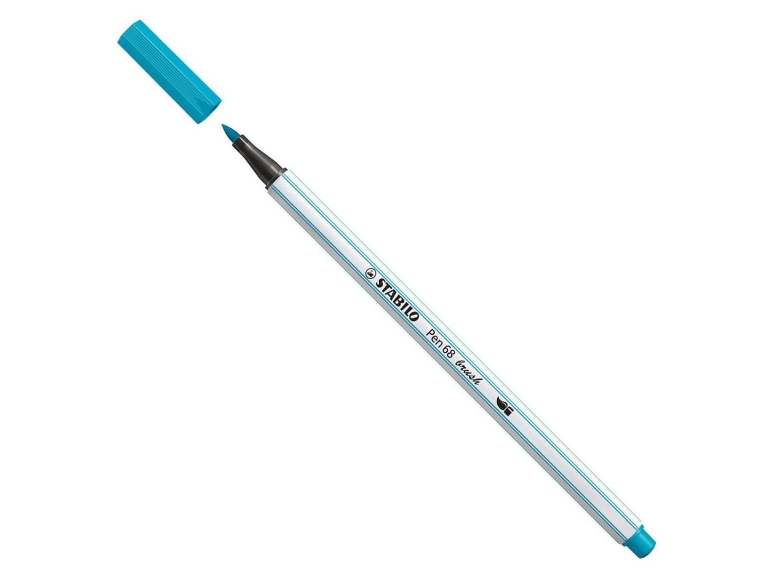 STABILO Pen 68 Brush - Felt-tip pen - Light blue (31)