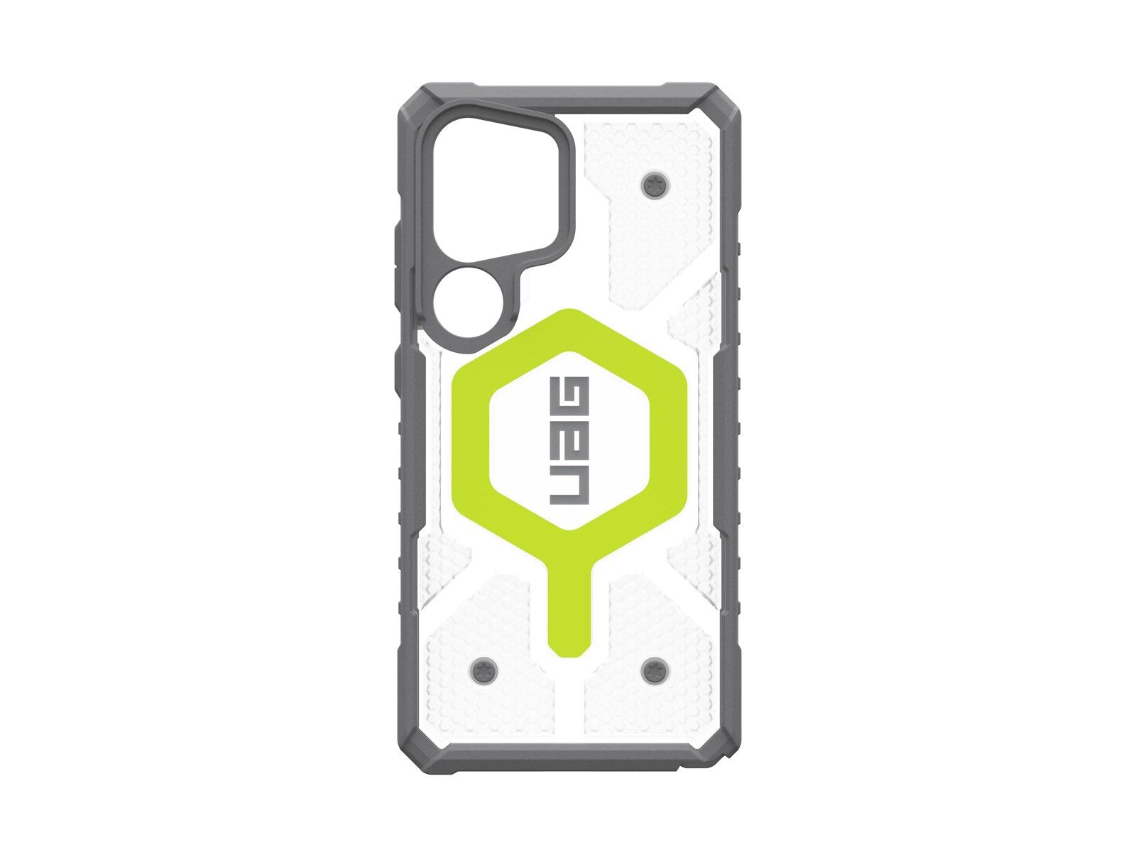 UAG Pathfinder Clear w/Magnet - Active Neon Lanyard - Samsung Galaxy S25 Ultra