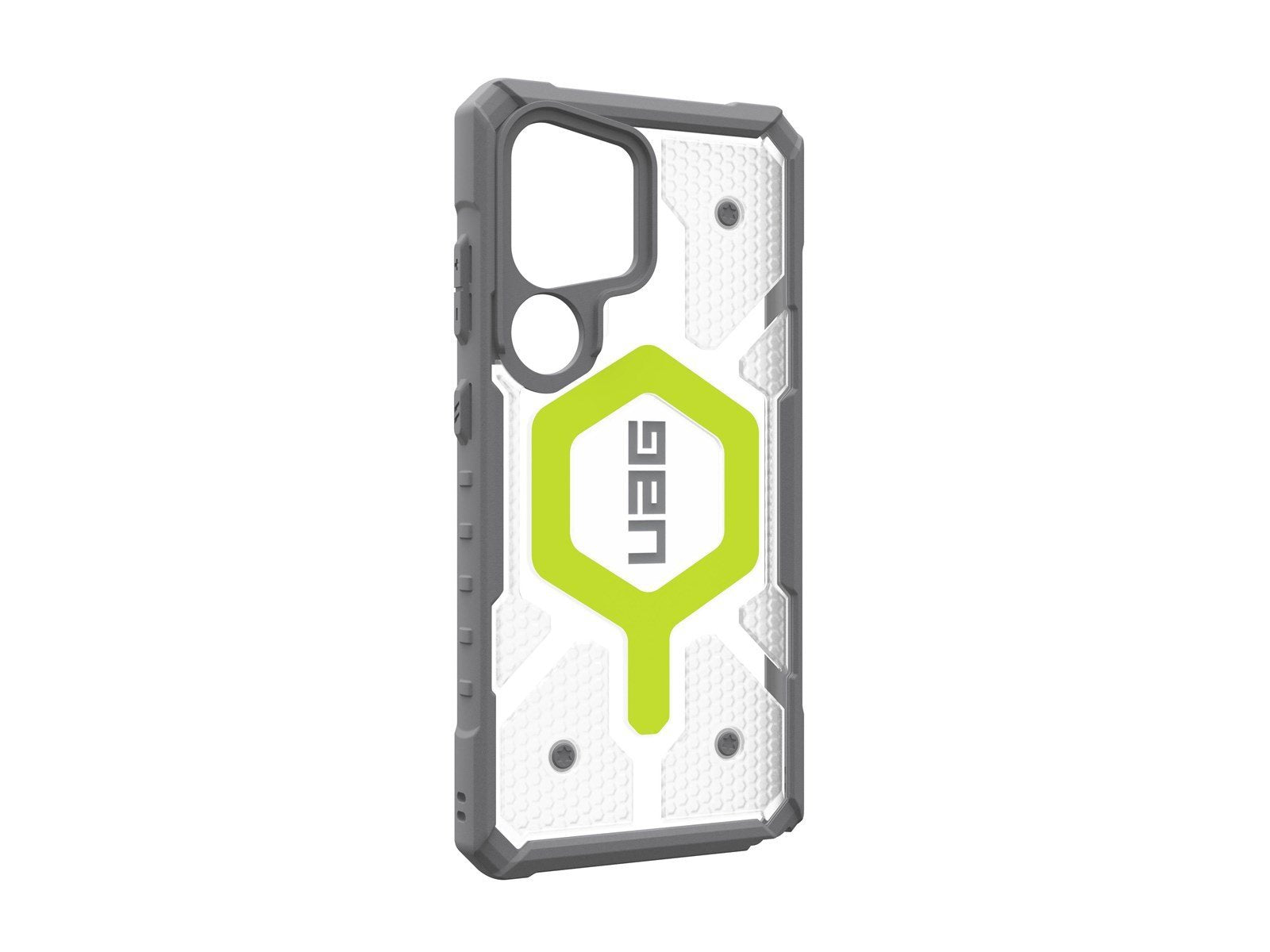 UAG Pathfinder Clear w/Magnet - Active Neon Lanyard - Samsung Galaxy S25 Ultra