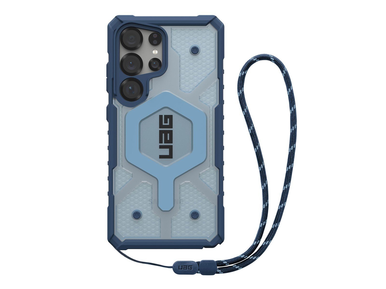 UAG Pathfinder Clear w/Magnet - Blues Lanyard - Samsung Galaxy S25 Ultra