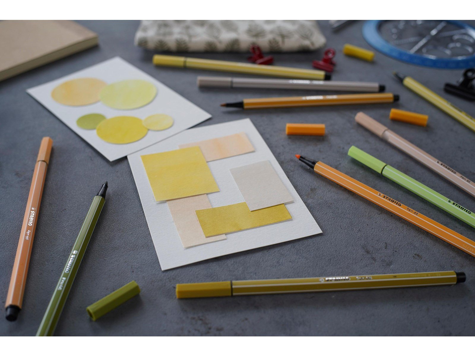 STABILO Pen 68 - Felt-tip pen - Mustard (68/67)