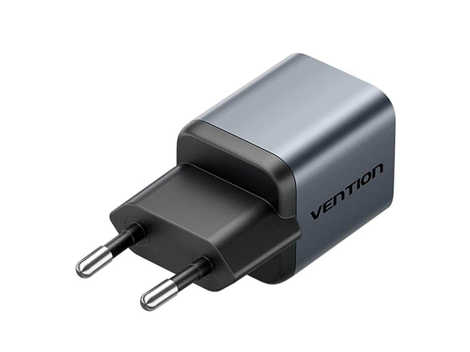 Vention GaN USB-C 20W Charger + USB-C-L 1m Cable (Gray)