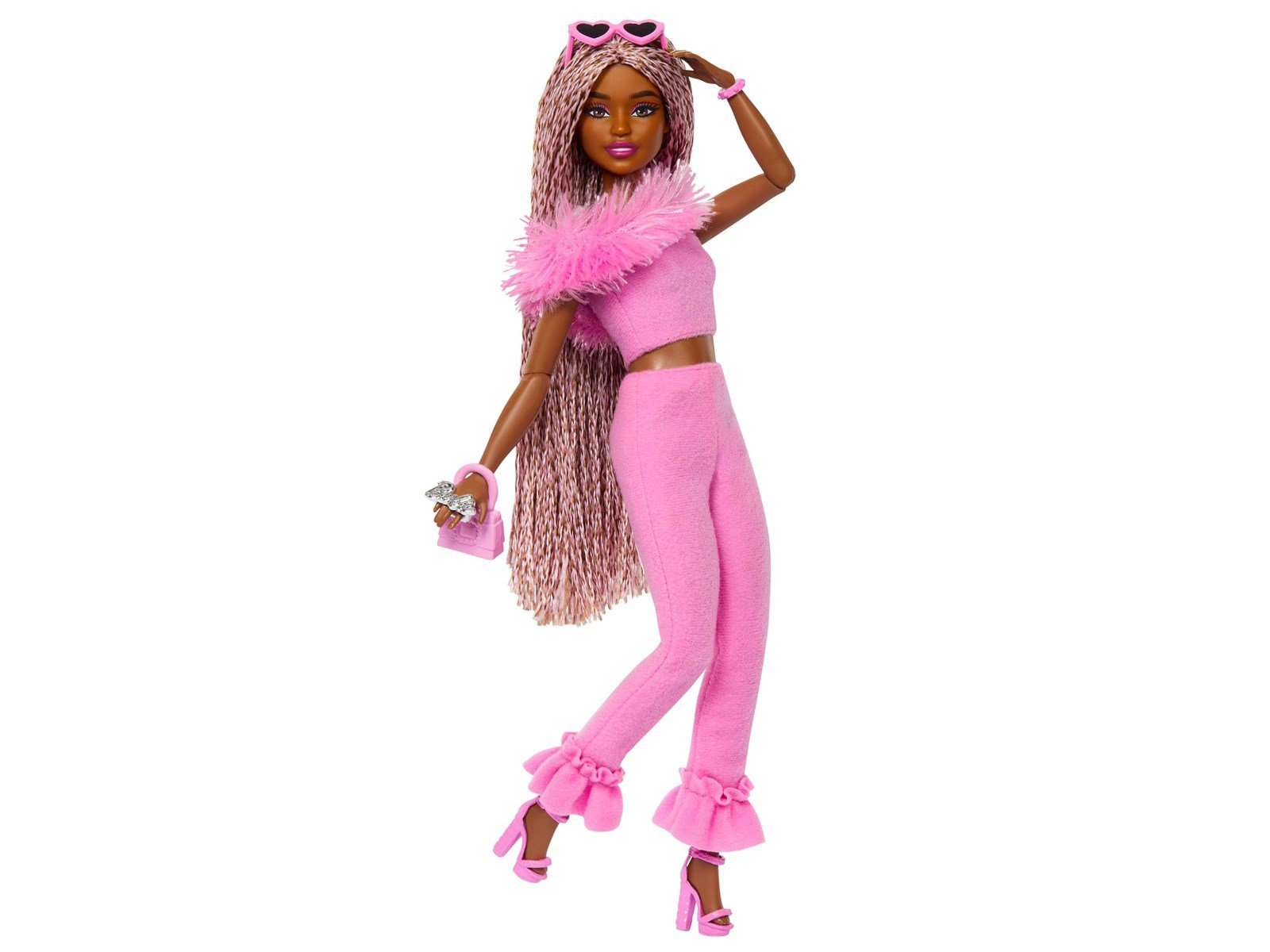 Barbie Deluxe Style Doll Fur Black
