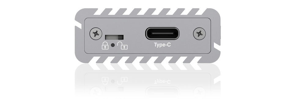 IcyBox  Externes Type-C Gehдuse fьr M.2 NVMe SSD