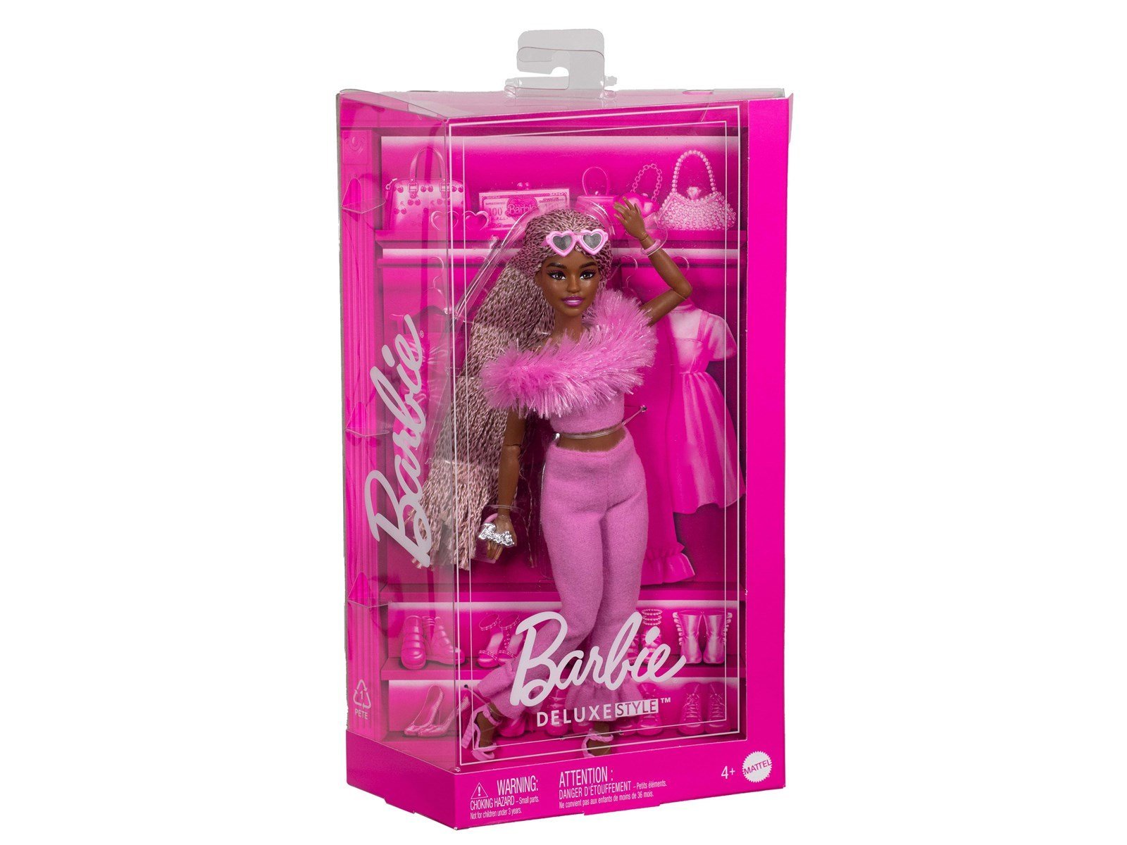 Barbie Deluxe Style Doll Fur Black