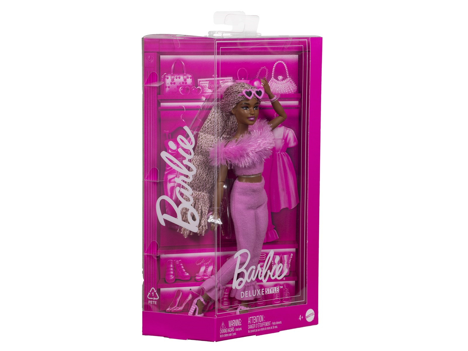 Barbie Deluxe Style Doll Fur Black