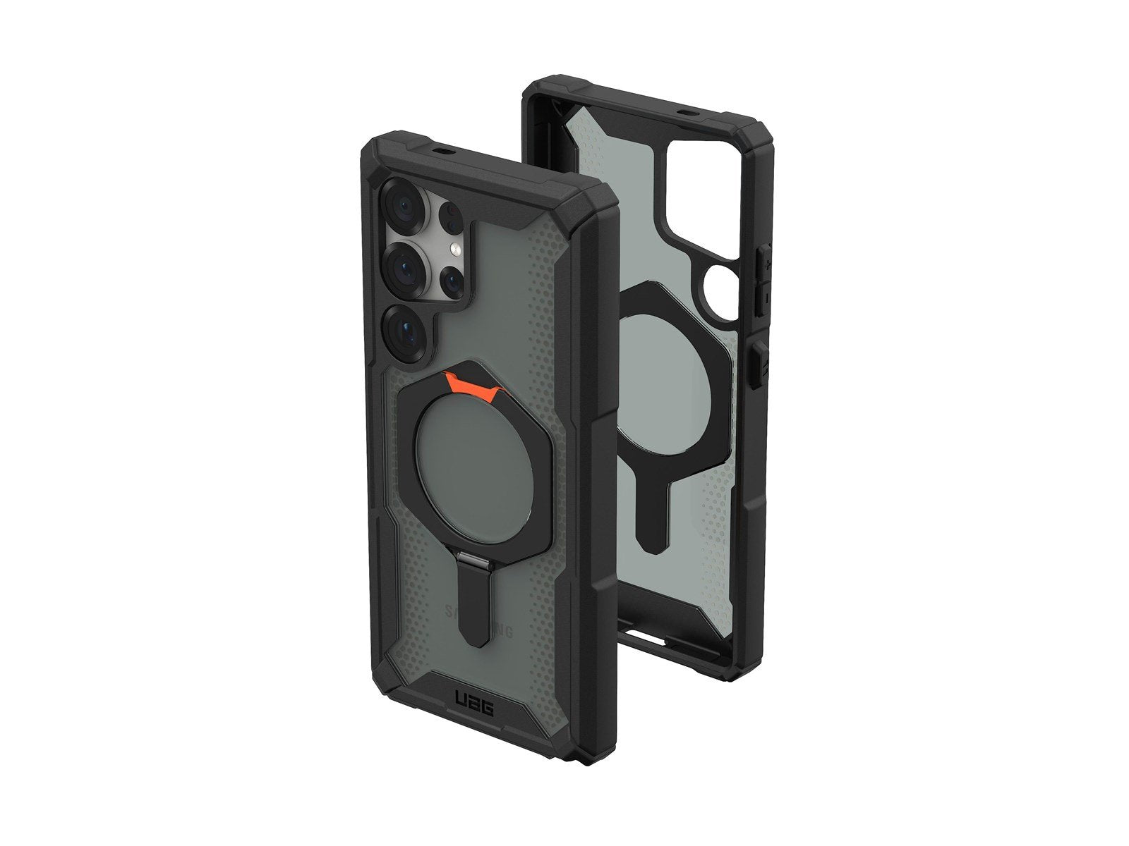 UAG Plasma XTE w/ Magnet - Black/Orange - Samsung Galaxy S25 Ultra