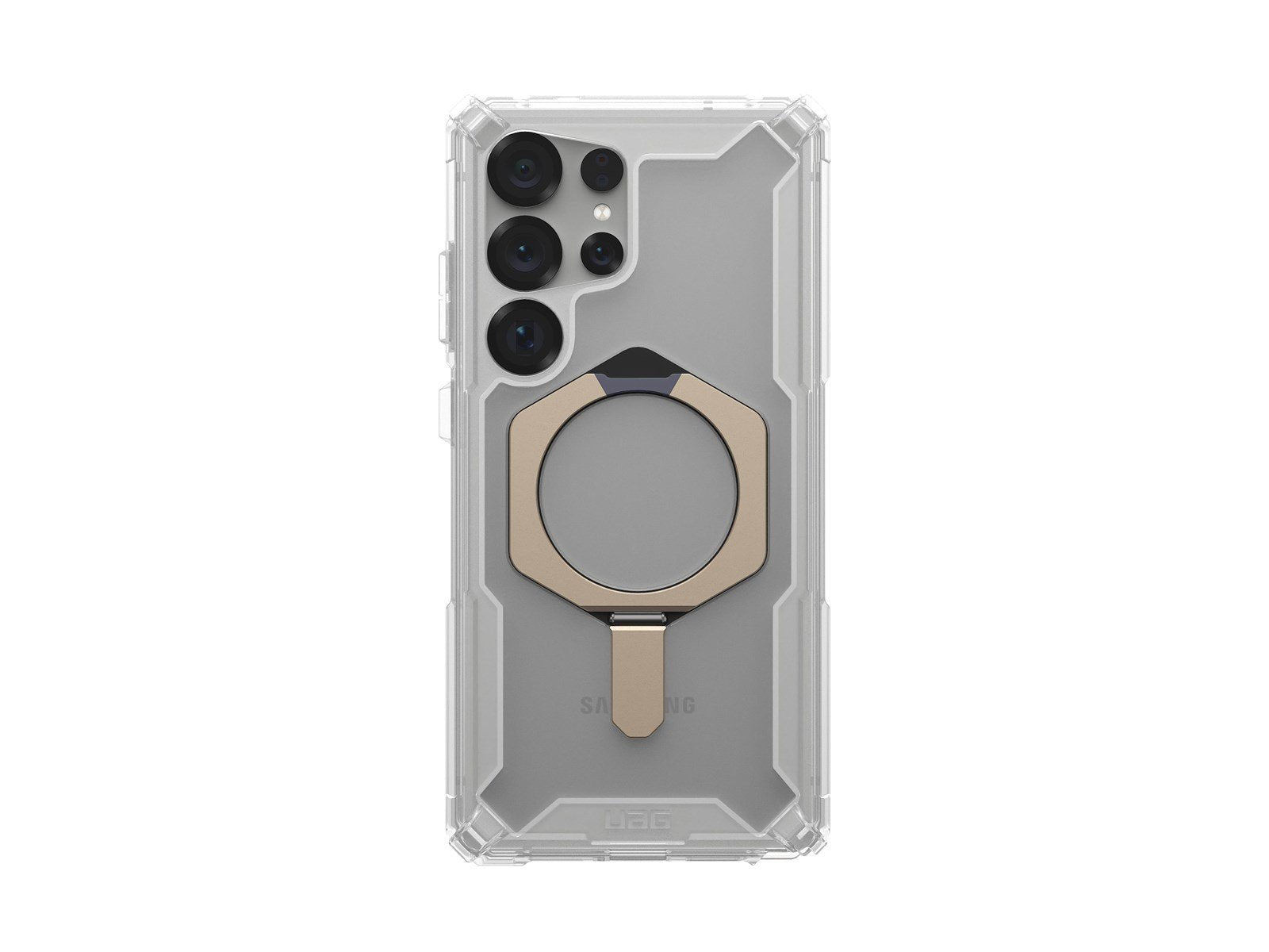 UAG Plasma XTE w/ Magnet - Clear/Titanium - Samsung Galaxy S25 Ultra