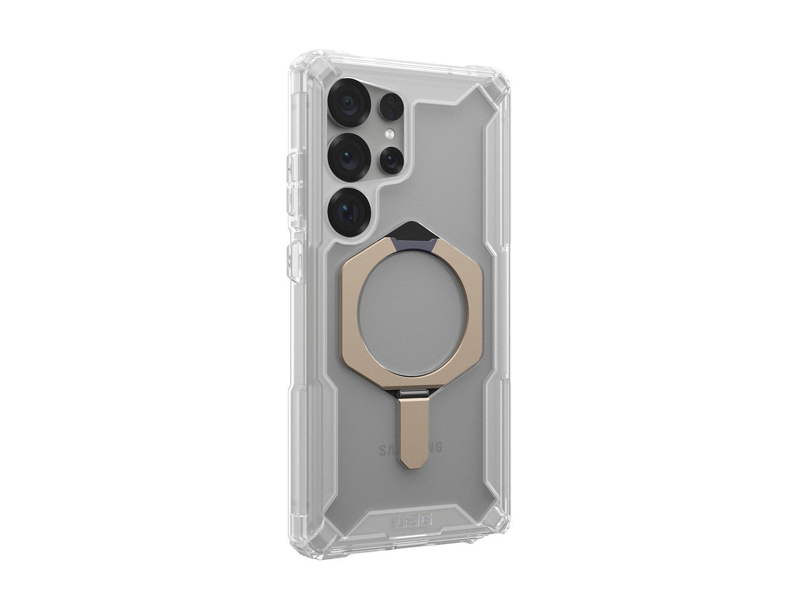 UAG Plasma XTE w/ Magnet - Clear/Titanium - Samsung Galaxy S25 Ultra