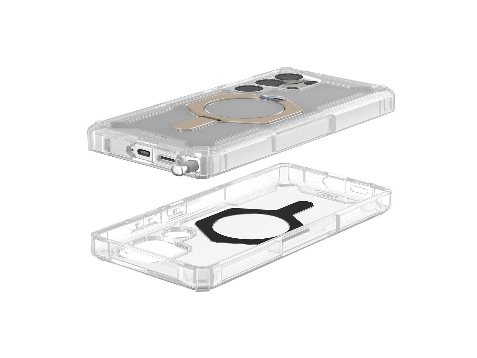 UAG Plasma XTE w/ Magnet - Clear/Titanium - Samsung Galaxy S25 Ultra