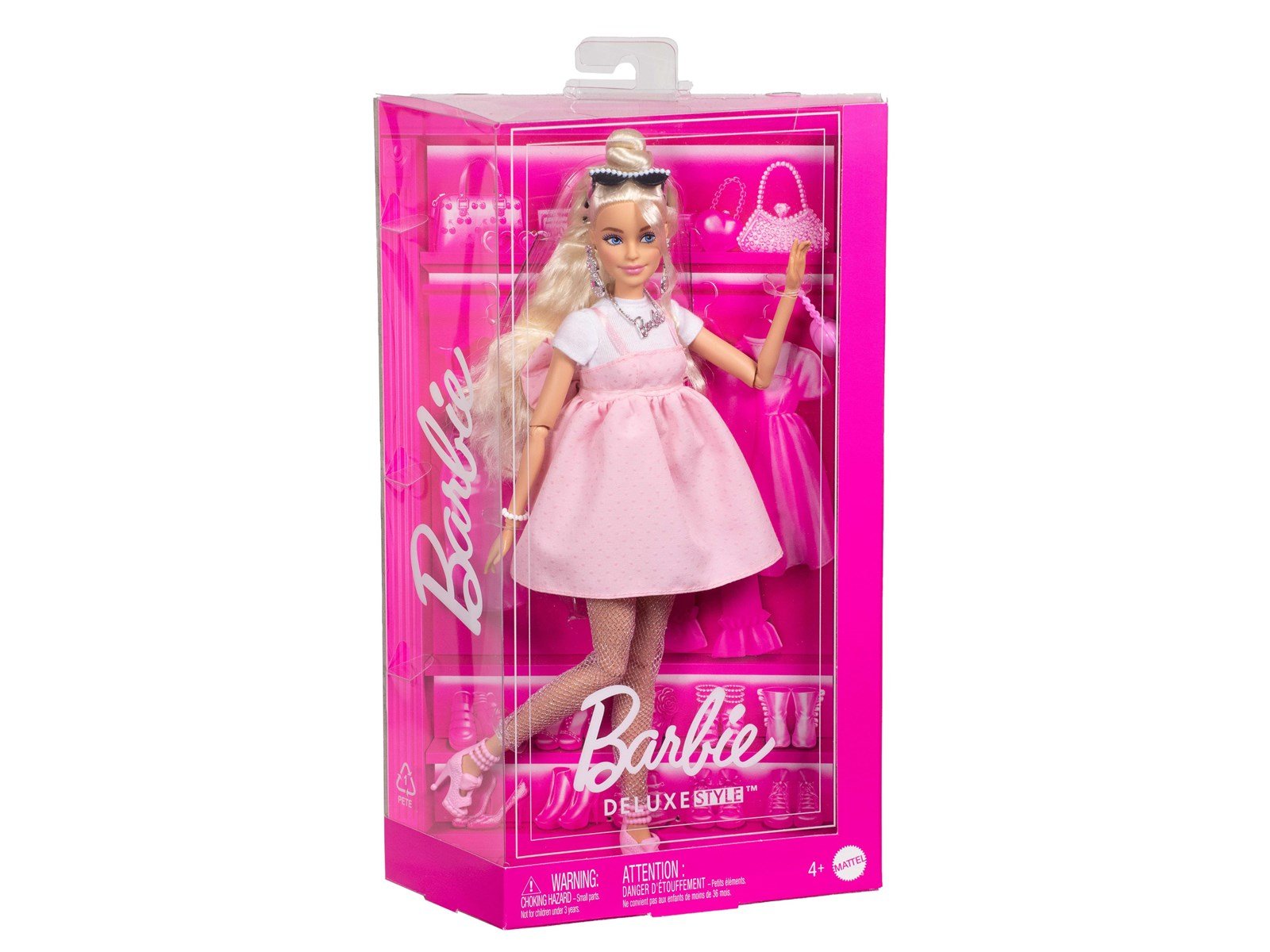 Barbie Deluxe Style Doll Bow Blonde