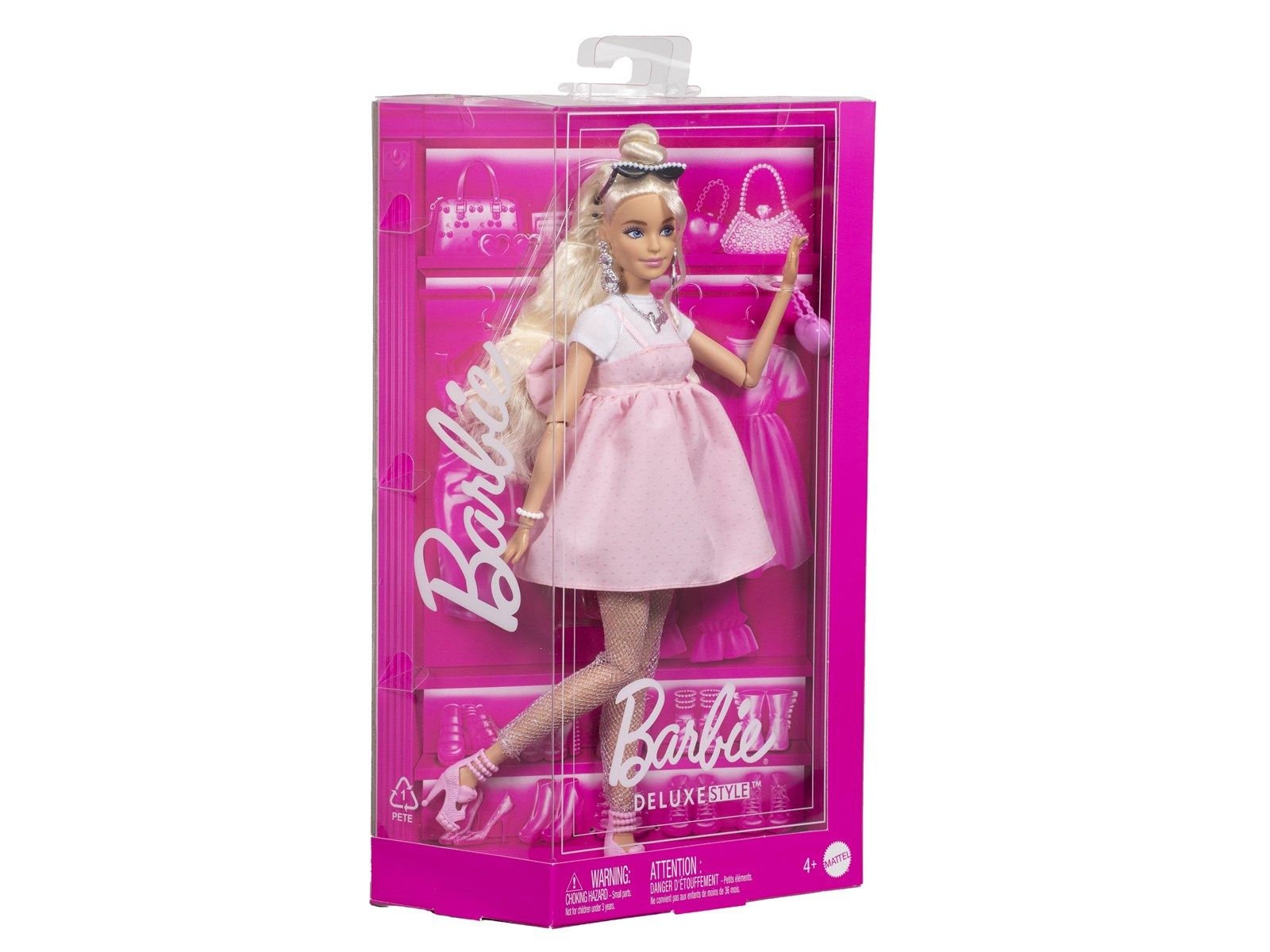 Barbie Deluxe Style Doll Bow Blonde