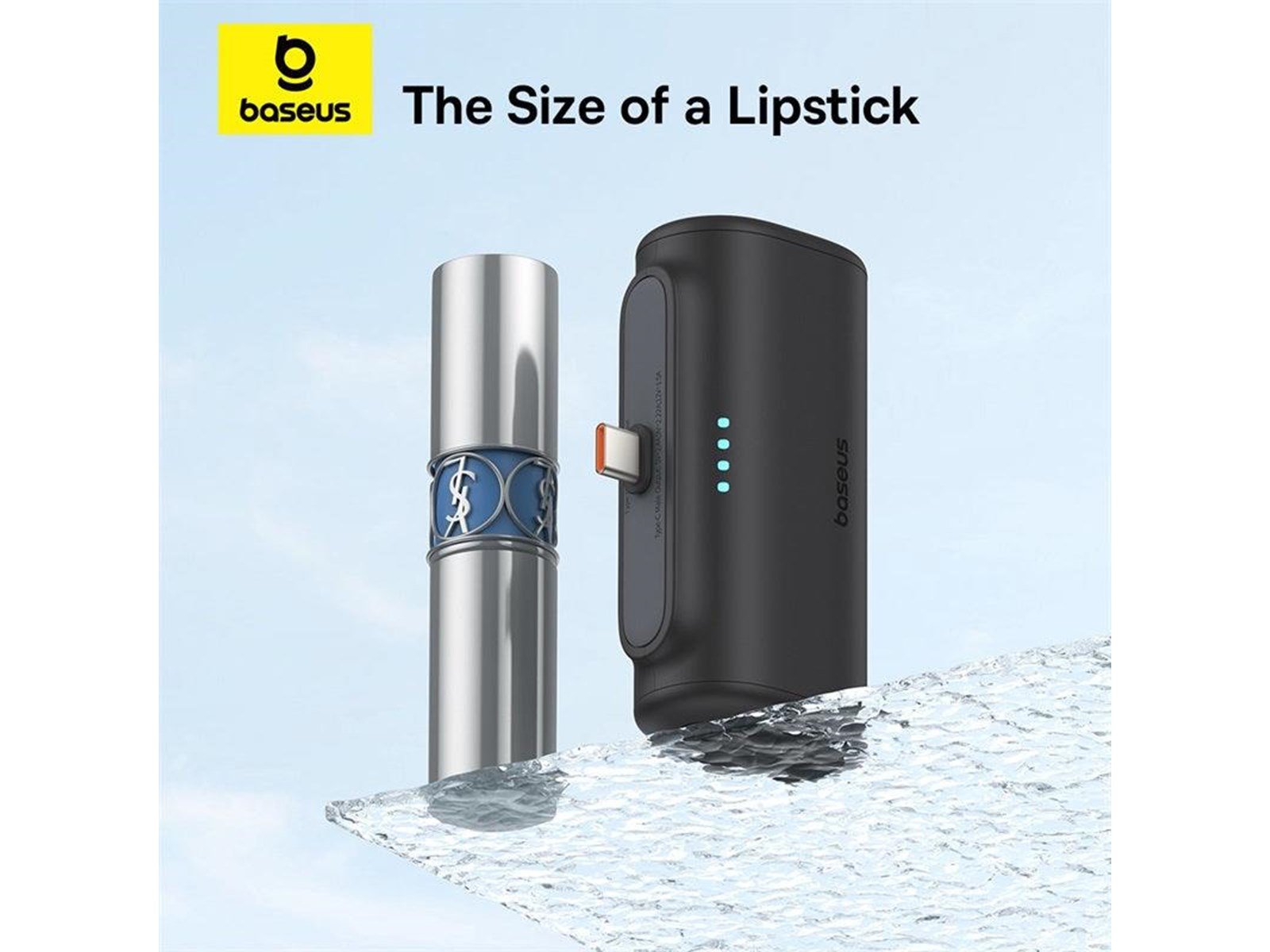 Baseus Powerbank Compact 5000mAh 20W USB-C (black) Powerbank (Akku) - schwarz - 5000 mAh
