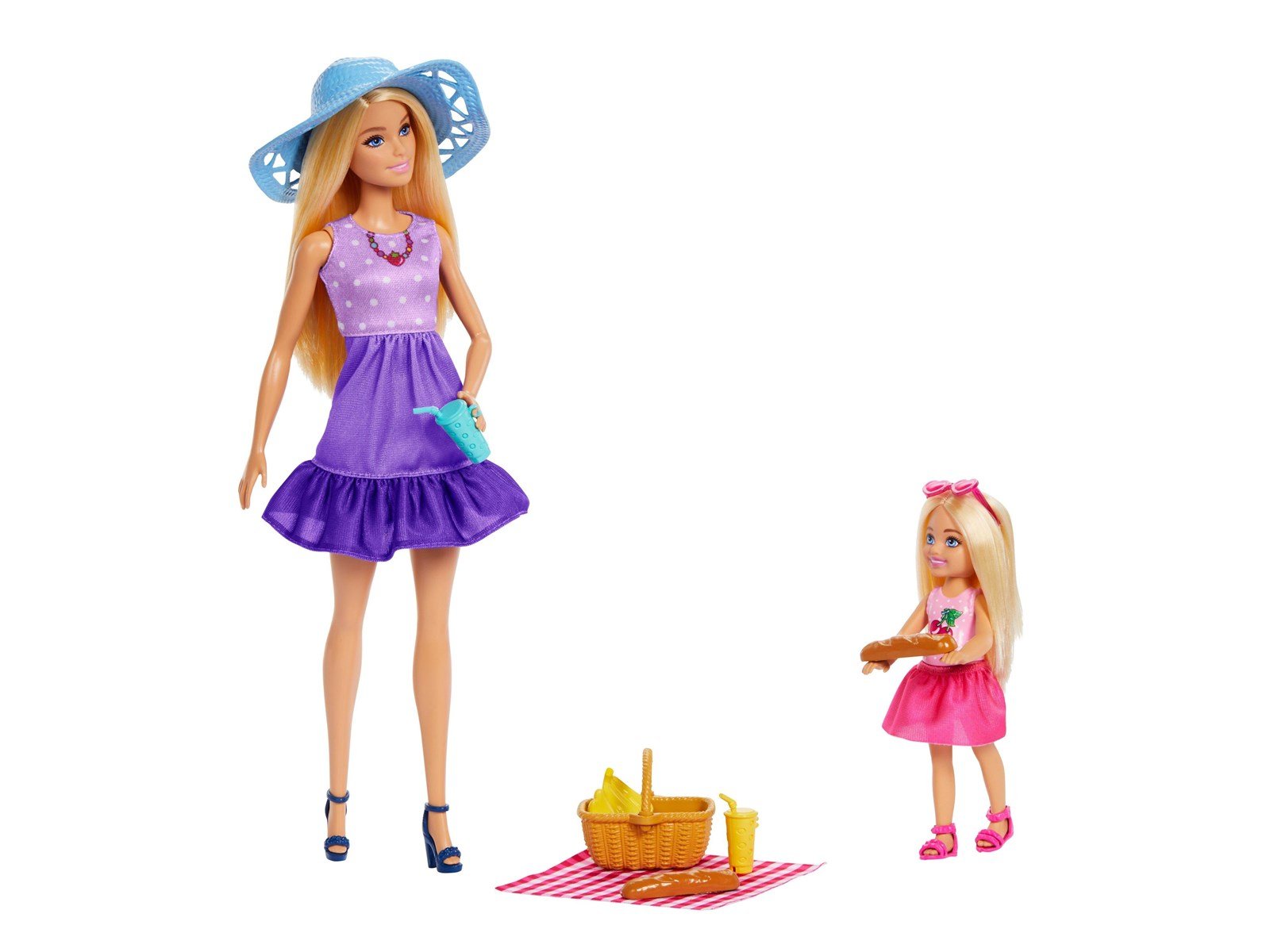Barbie Malibu & Club Chelsea Dolls - Family & Friends