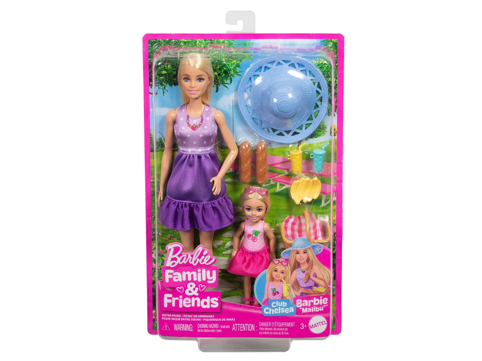 Barbie Malibu & Club Chelsea Dolls - Family & Friends