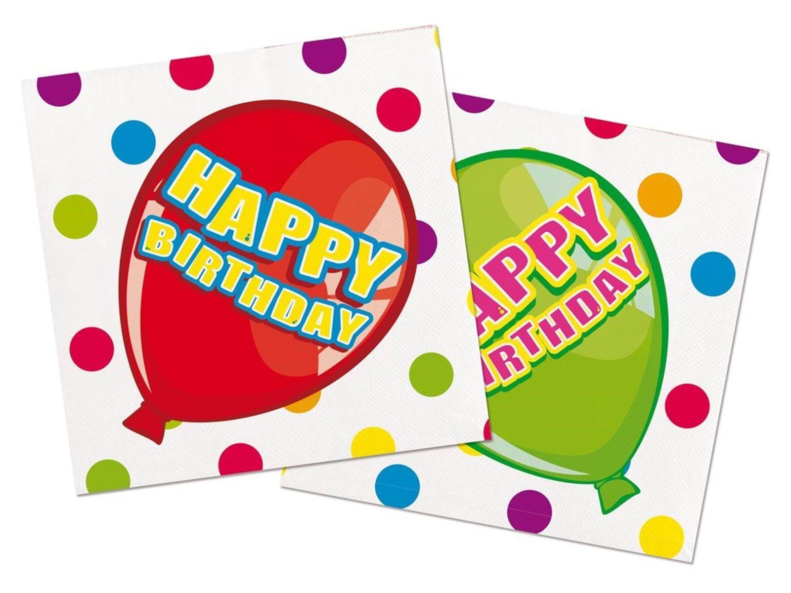 Folat BV - Napkins Happy Birthday 16 pcs.