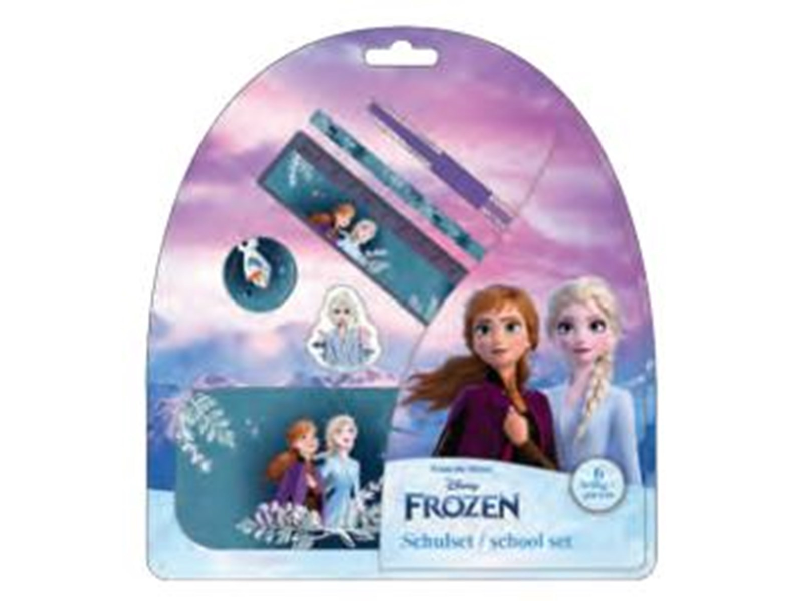 Undercover - School set Disney Frozen 6 pieces.