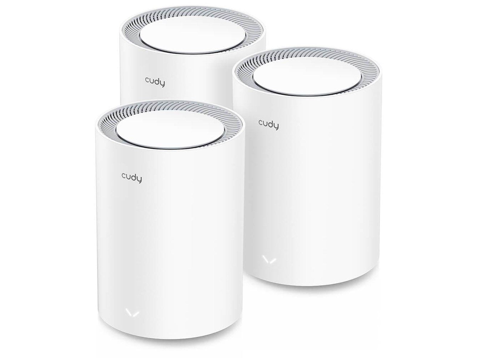 Cudy Mesh Solution M3000 3-pack AX3000 Gigabit Wi-Fi 6 2.5G White - Mesh router Wi-Fi 6