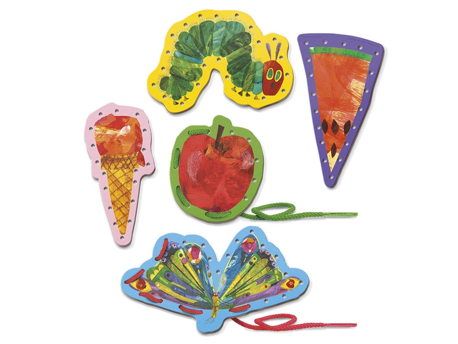Totum - The Hungry Caterpillar Lacing Cards