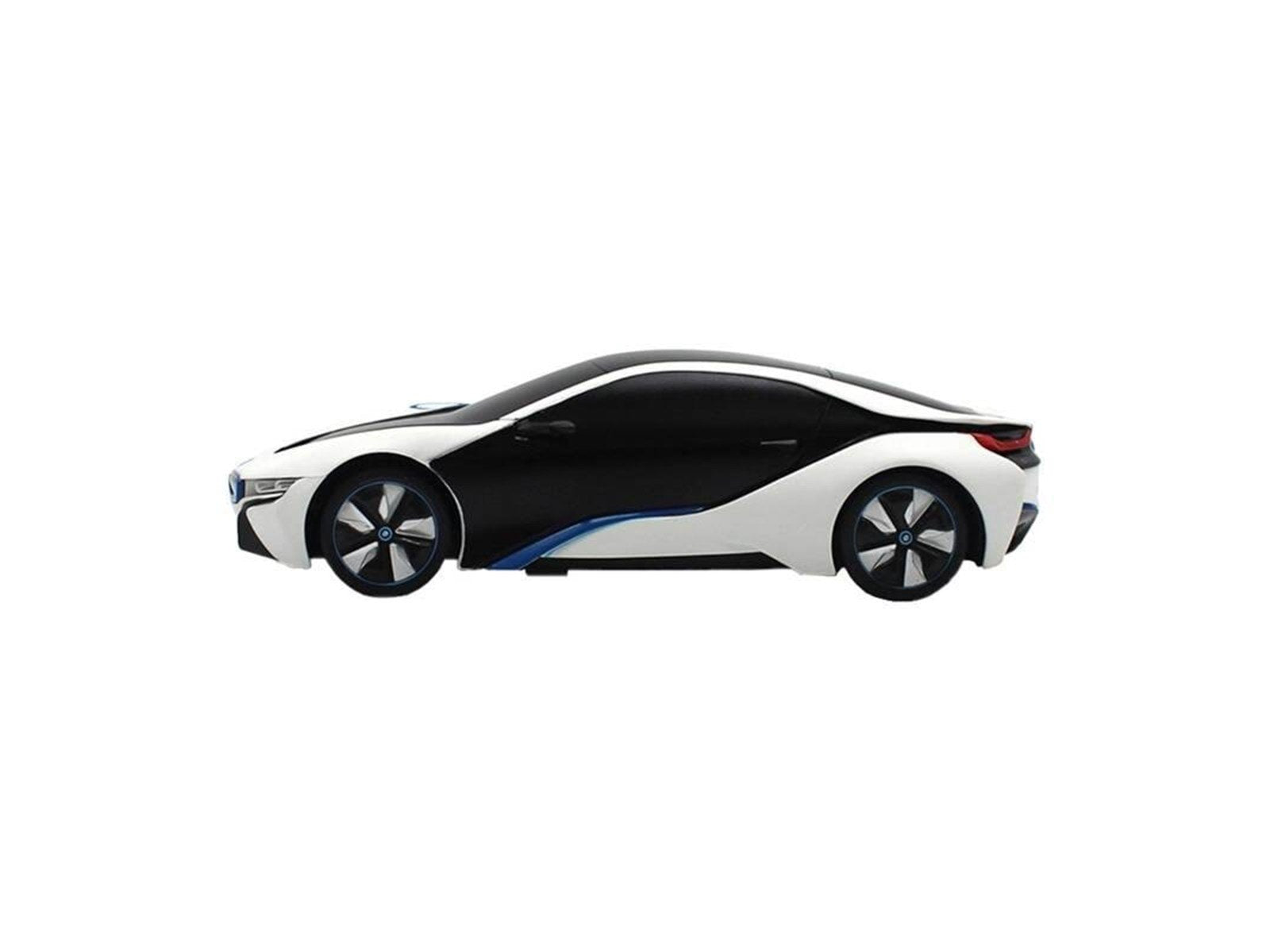 RASTAR R/C 1:24 BMW i8 remote controlled car- UV-sensitive (white and yellow)
