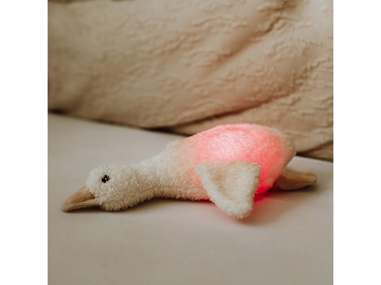 Flow Amsterdam Plush Night Light - Liva  (Beige)