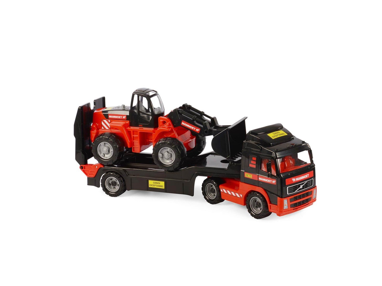 Mammoet Toys - Cavallino Mammoth Truck with Trailer and Excavator