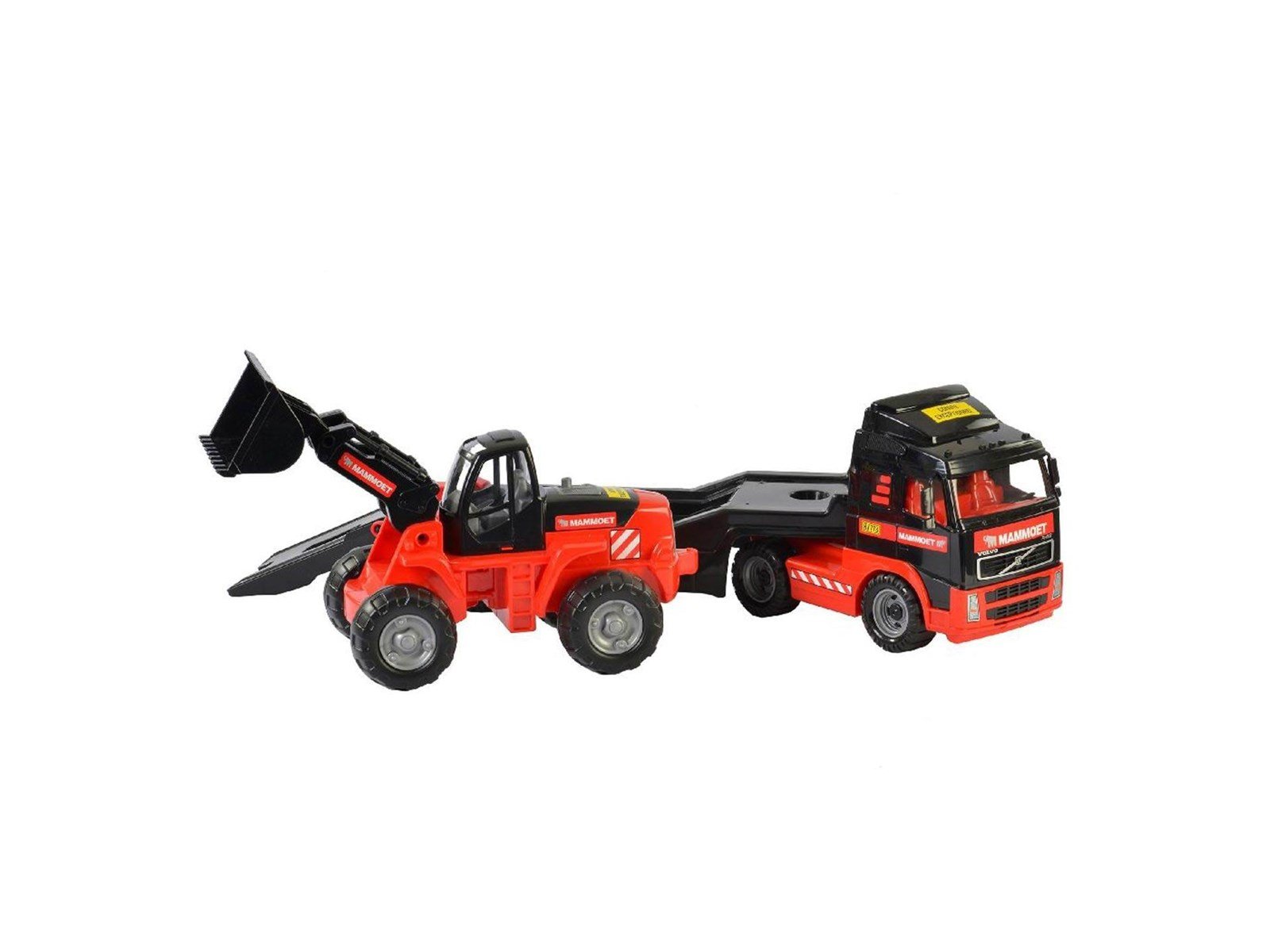 Mammoet Toys - Cavallino Mammoth Truck with Trailer and Excavator