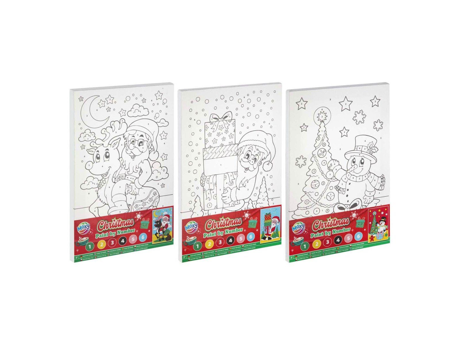 Creative Craft Group Canvas Paint by Number Christmas