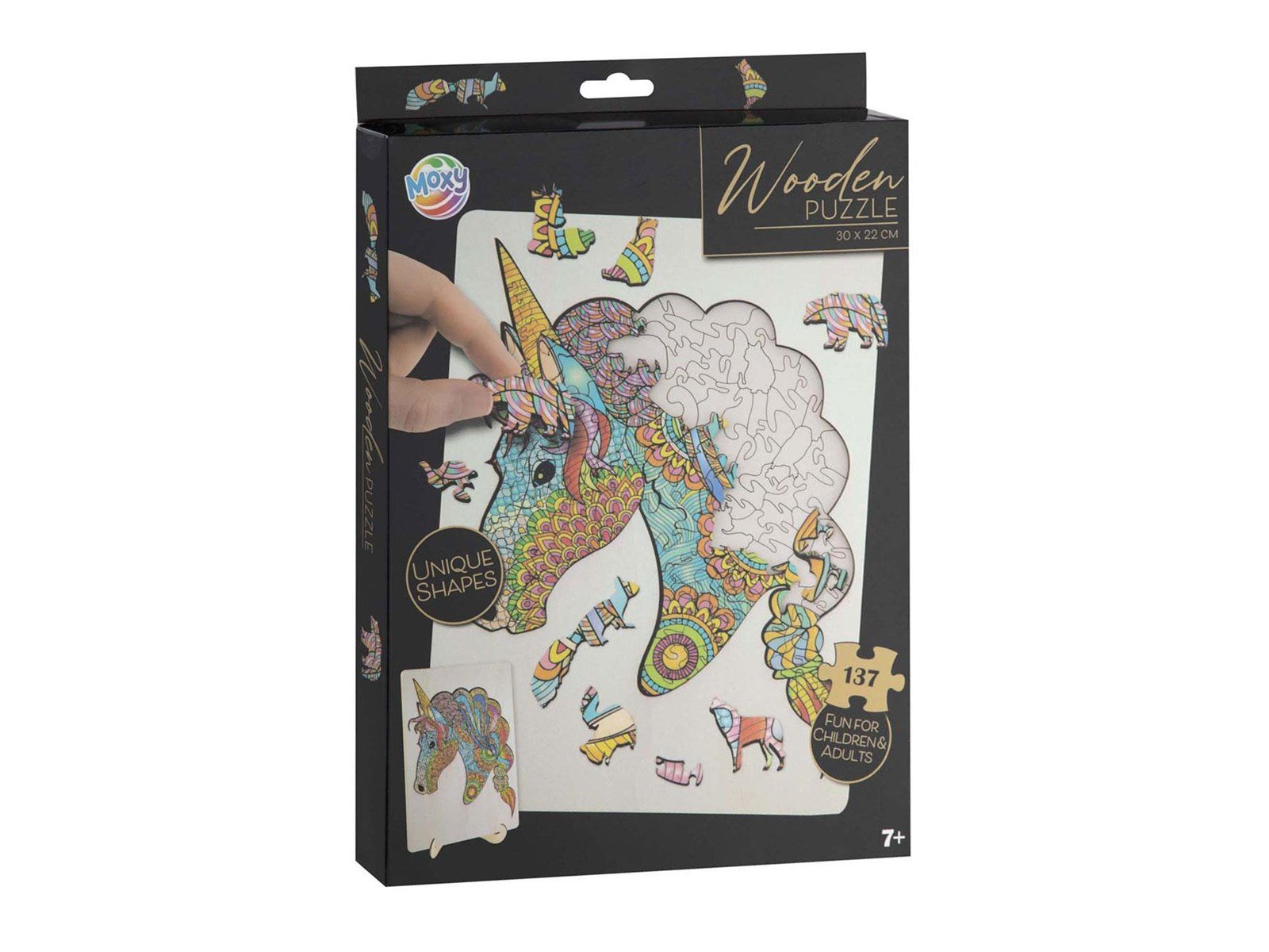 Creative Craft Group Wooden Jigsaw Puzzle Unicorn 137pcs. Holz
