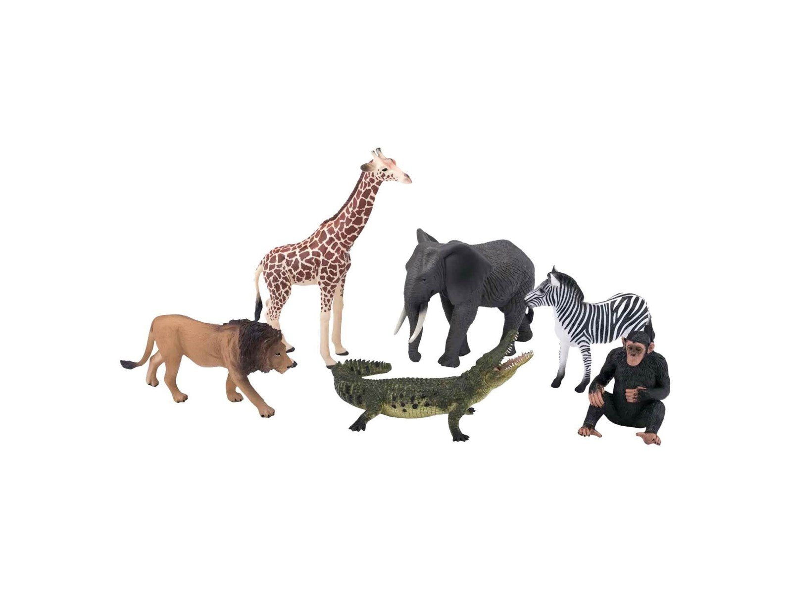 Mojo Wildlife Wild Animal Safari Playset 6pcs - 380026