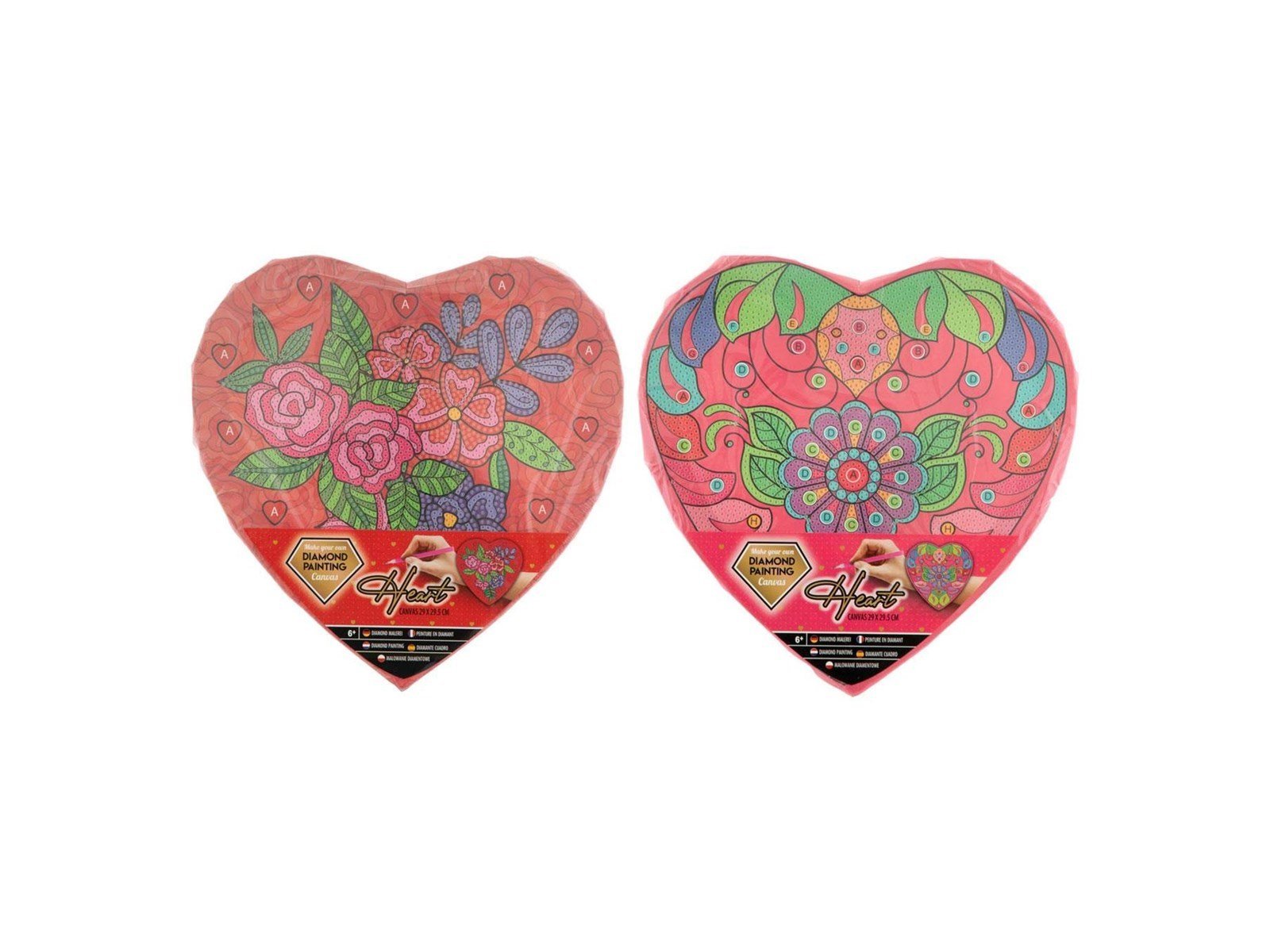 Creative Craft Group Diamond Painting Heart Canvas