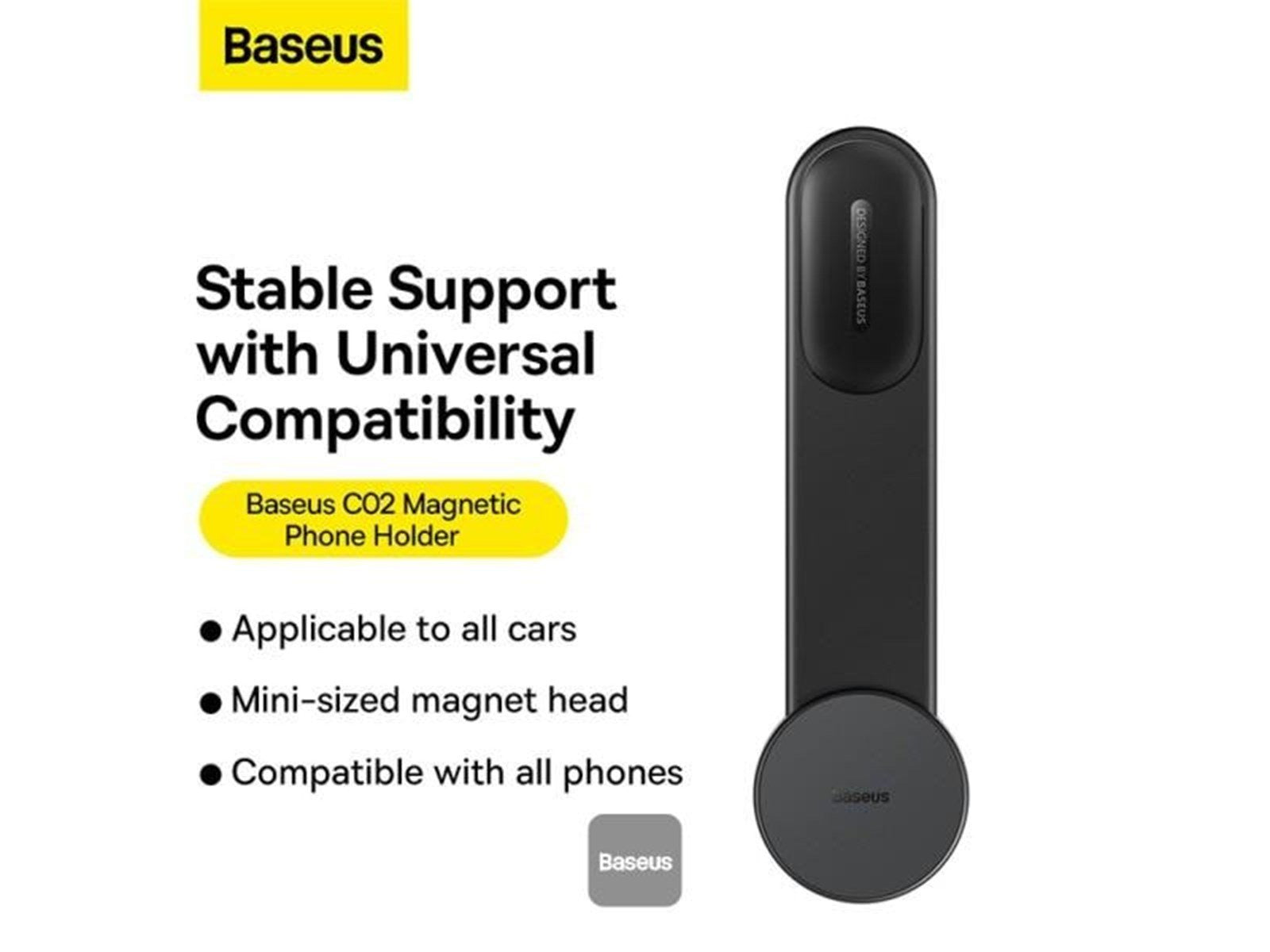 Baseus Magnetic car phone holder (black)