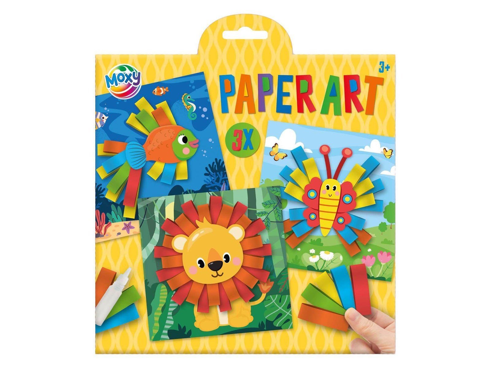Creative Craft Group Paper Art Animals Craft Set of 3