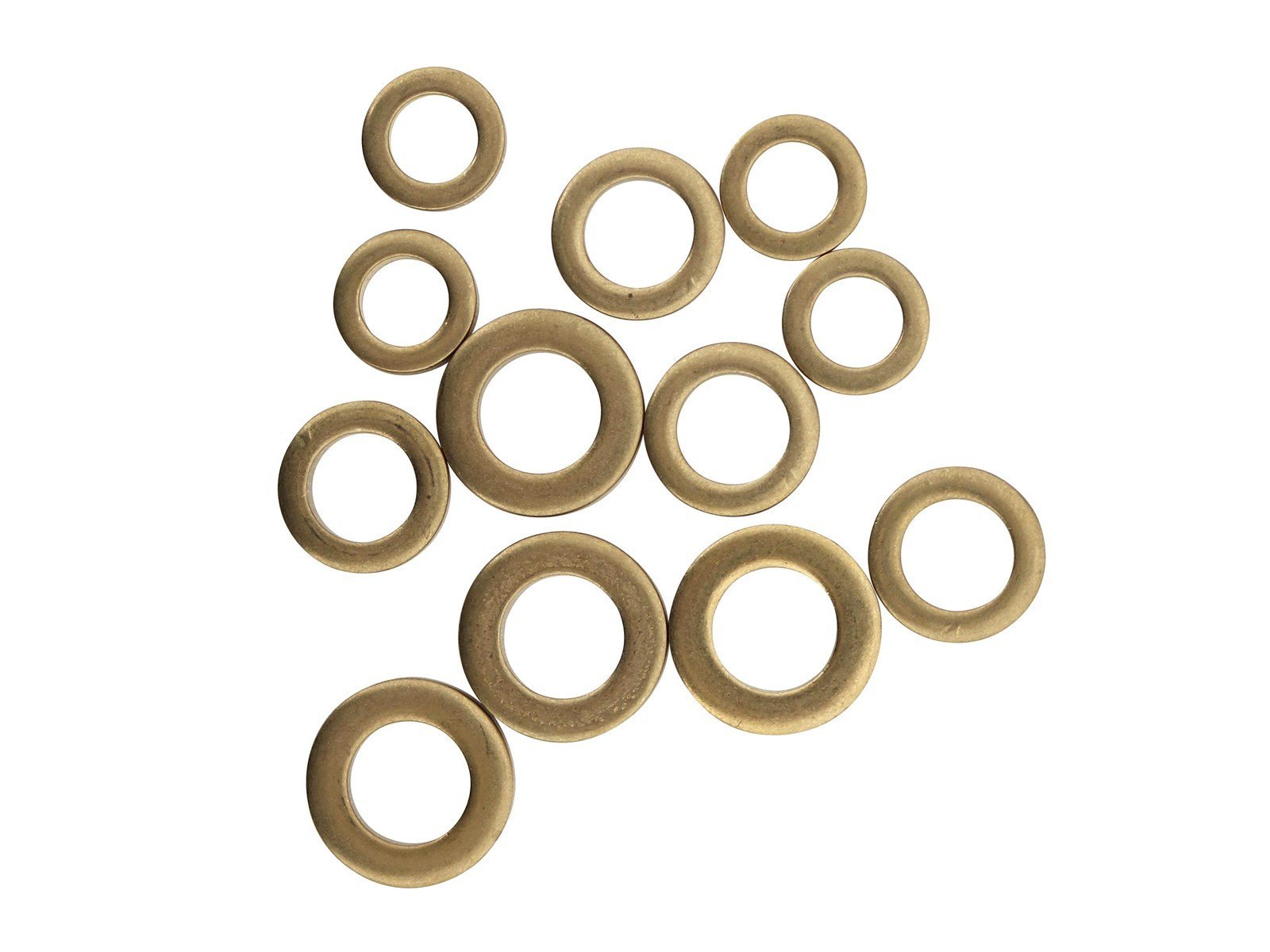 Homeit HOME It® hængselringe 14 x 8.2 x 2 mm 16.5 x 10 x 3 mm 19.50 x 11.5 x 3 mm 12 dele