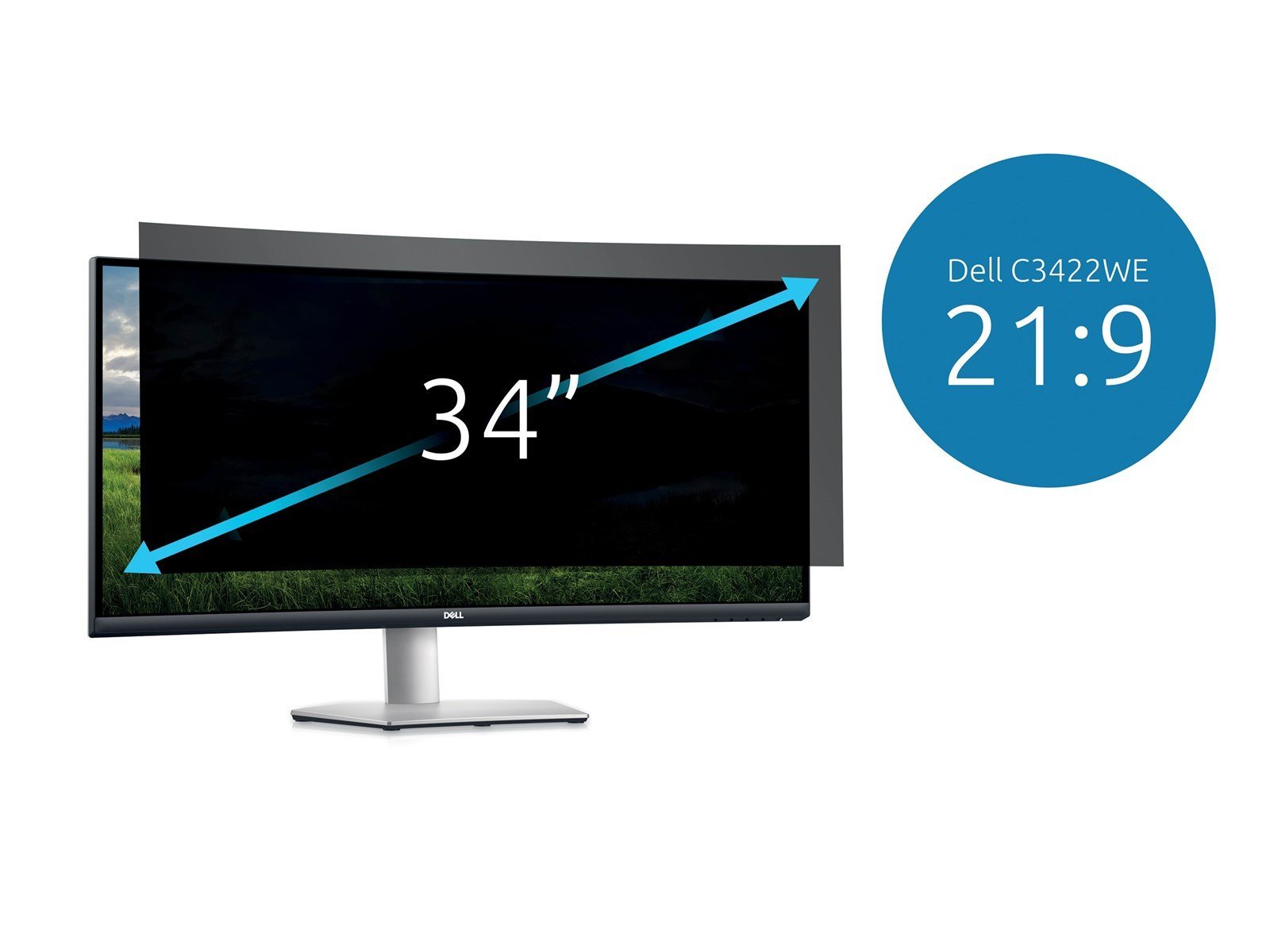 Kensington Blickschutzfilter für Dell 34