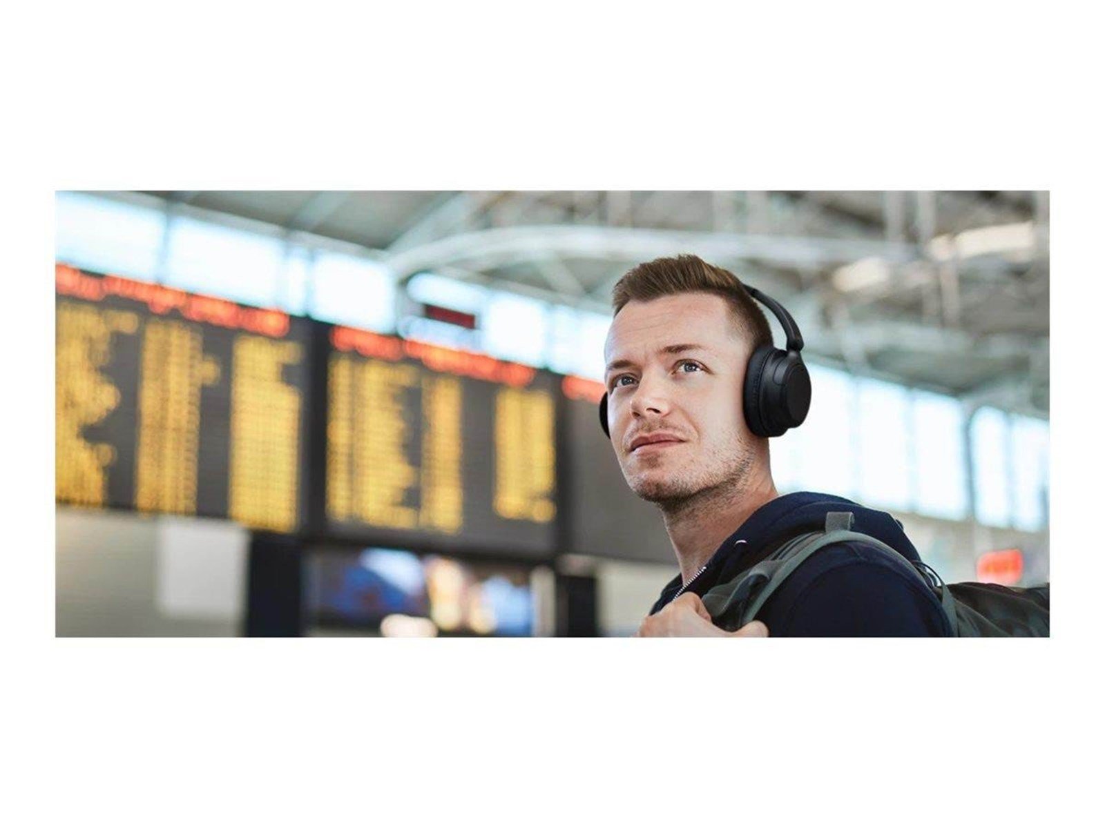 JVC Over Ear Noise Cancelling Headphones - Black